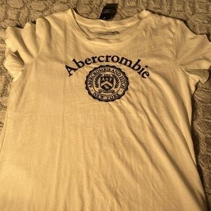 White/ Off White Abercrombie & Fitch T Shirt